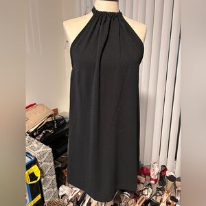 Source Unknown Black Backless Dress